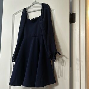 Rare Editions girls dress size 7 navy